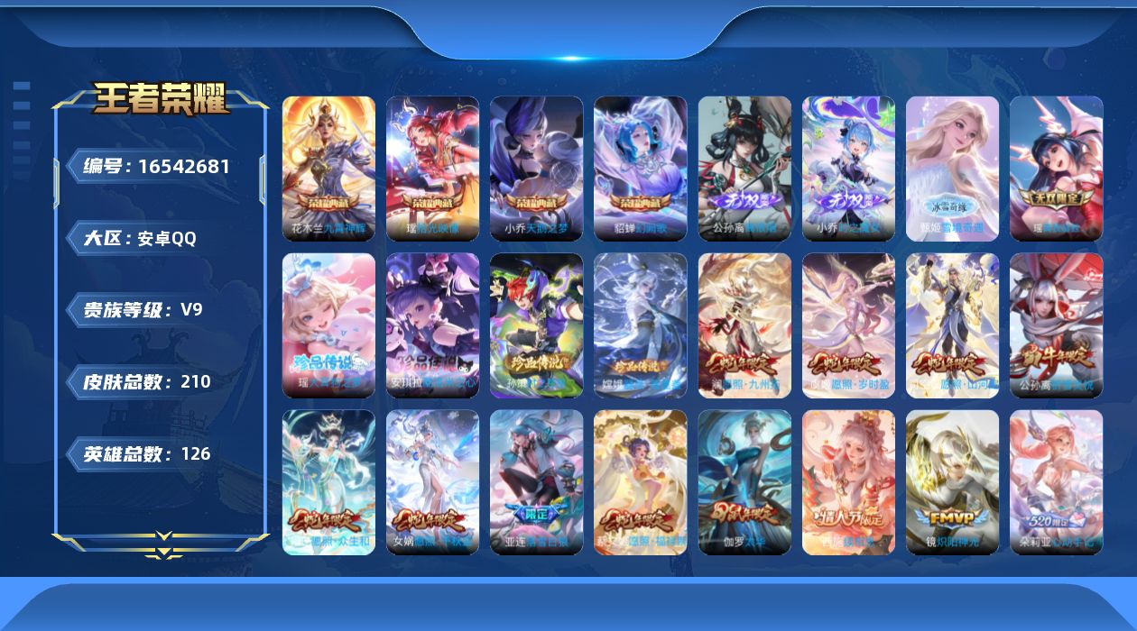 WZQM4133658王者荣耀账号详情图21