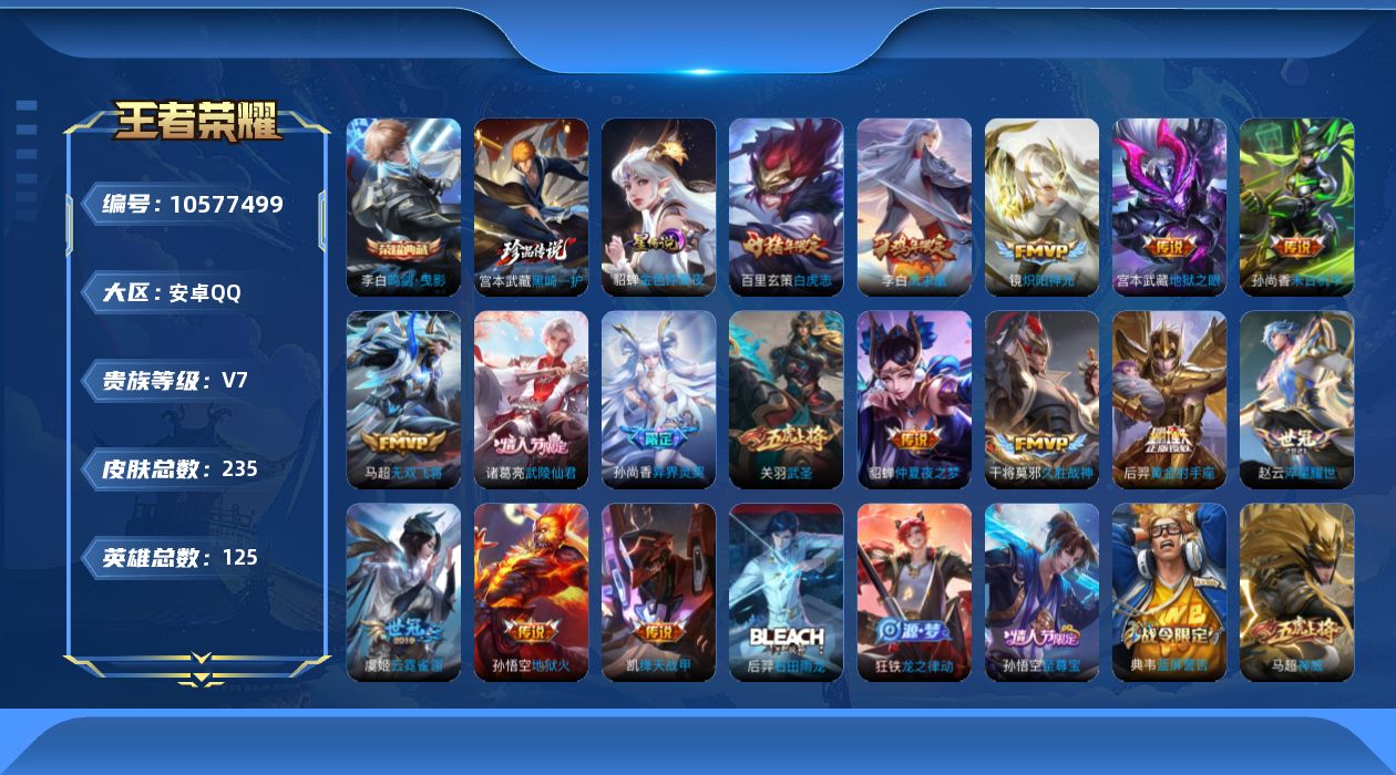 WZCMW4135989王者荣耀账号详情图25