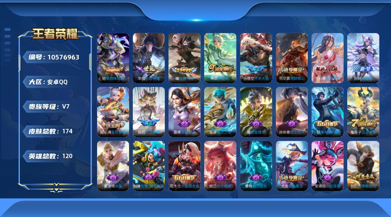 WZCMW4135633王者荣耀账号详情图17