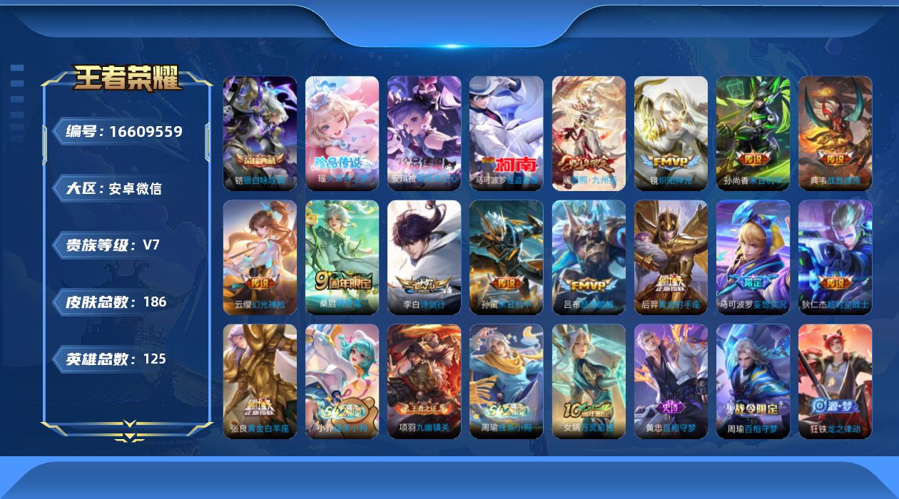 WZQM4139022王者荣耀账号详情图16