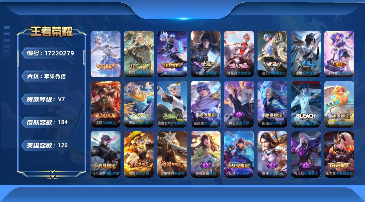 WZQM4195300王者荣耀账号详情图17 WZQM4195300王者荣耀账号详情图17