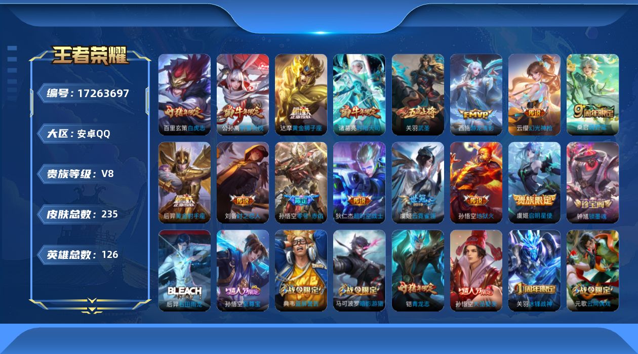 WZQM4197120王者荣耀账号详情图17