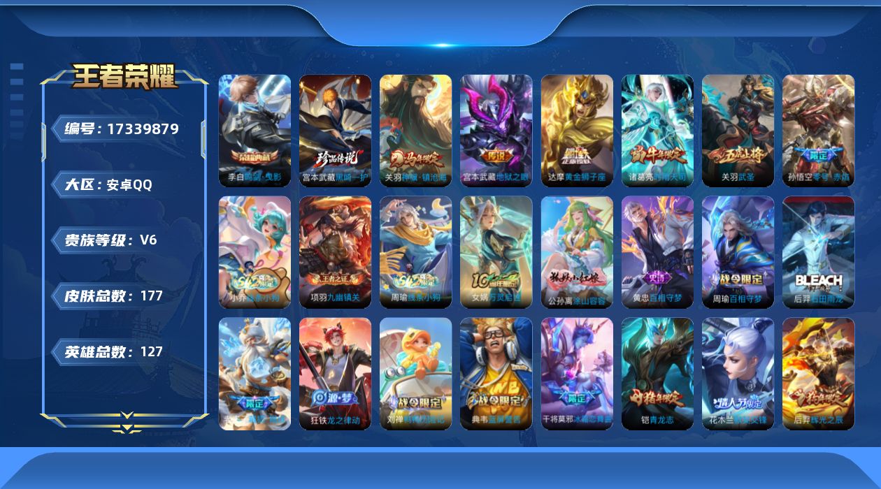 WZQM4202863王者荣耀账号详情图16