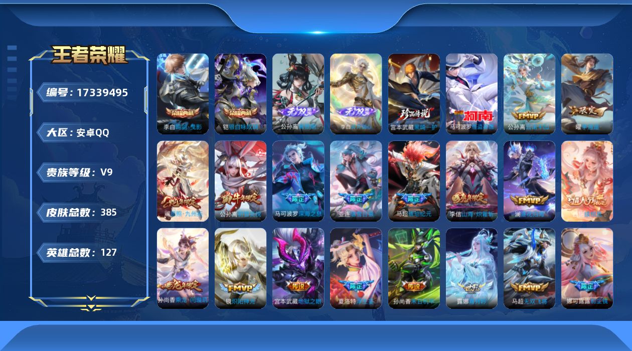 WZQM4203858王者荣耀账号详情图13