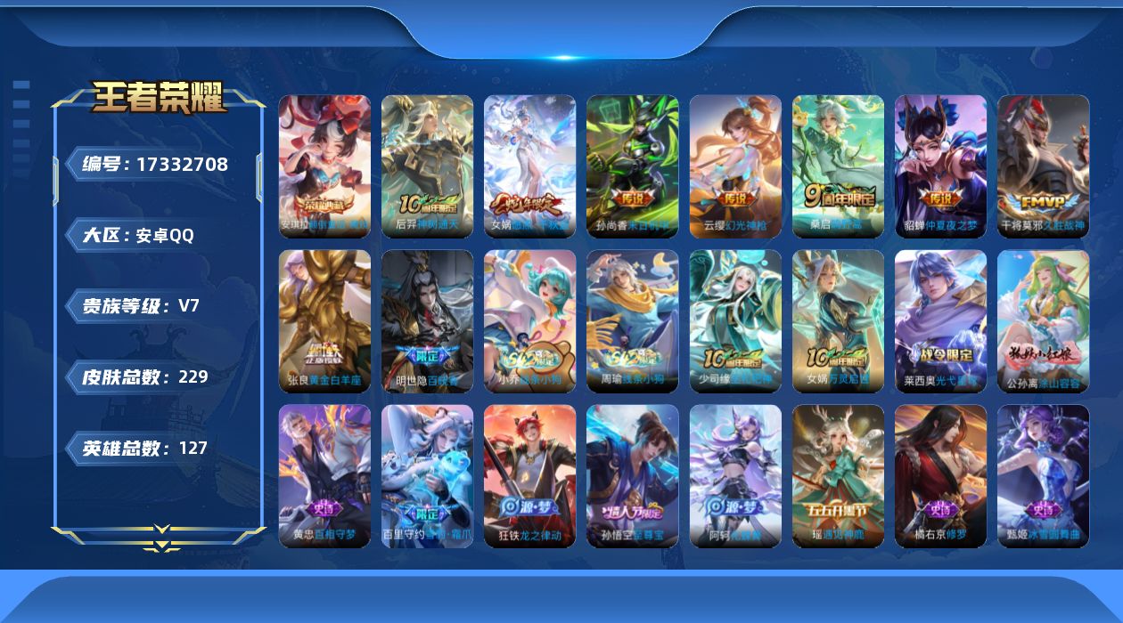 WZQM4202454王者荣耀账号详情图15